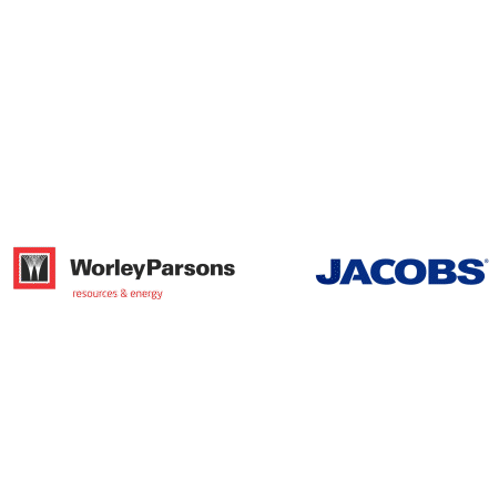 Animated image showing previous logos including Jacobs.