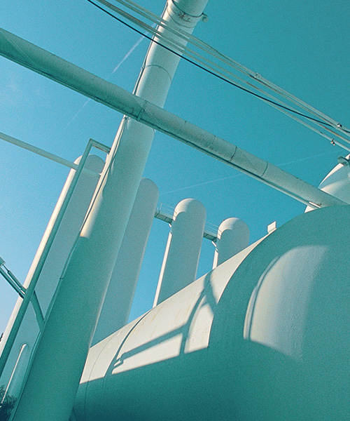 Storage tanks at a chemical plant.