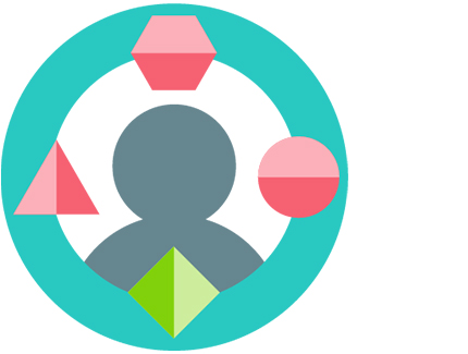 Graphic representing an intern.