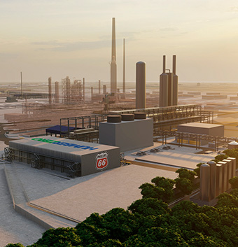 Rendering of the Humber Refinery.
