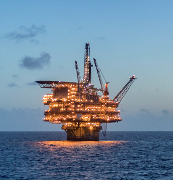 Shell's Perdido oil and gas platform in the Gulf of Mexico.