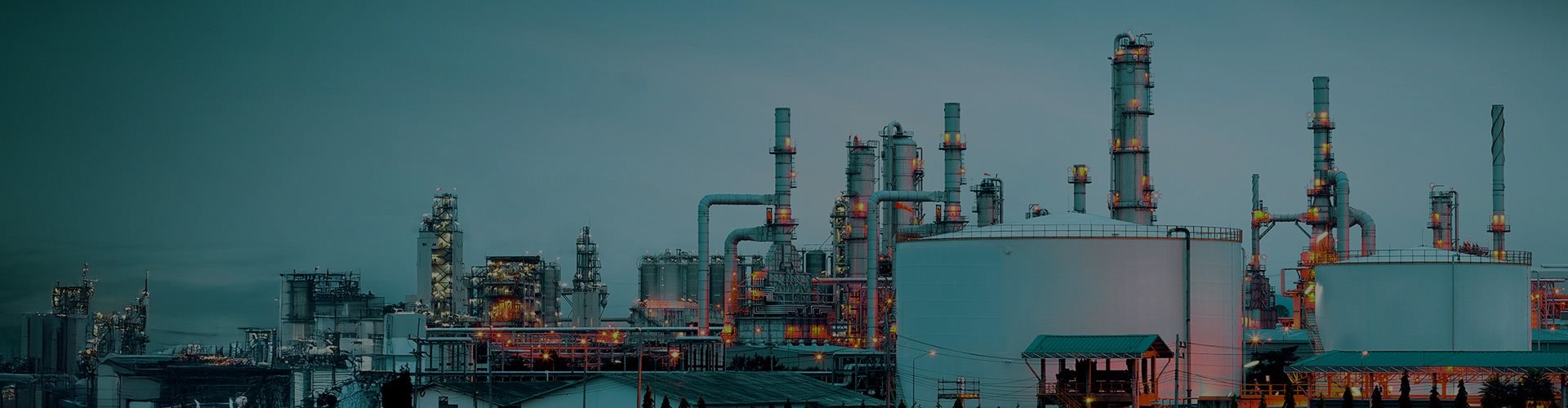 Chemicals plant and refinery.